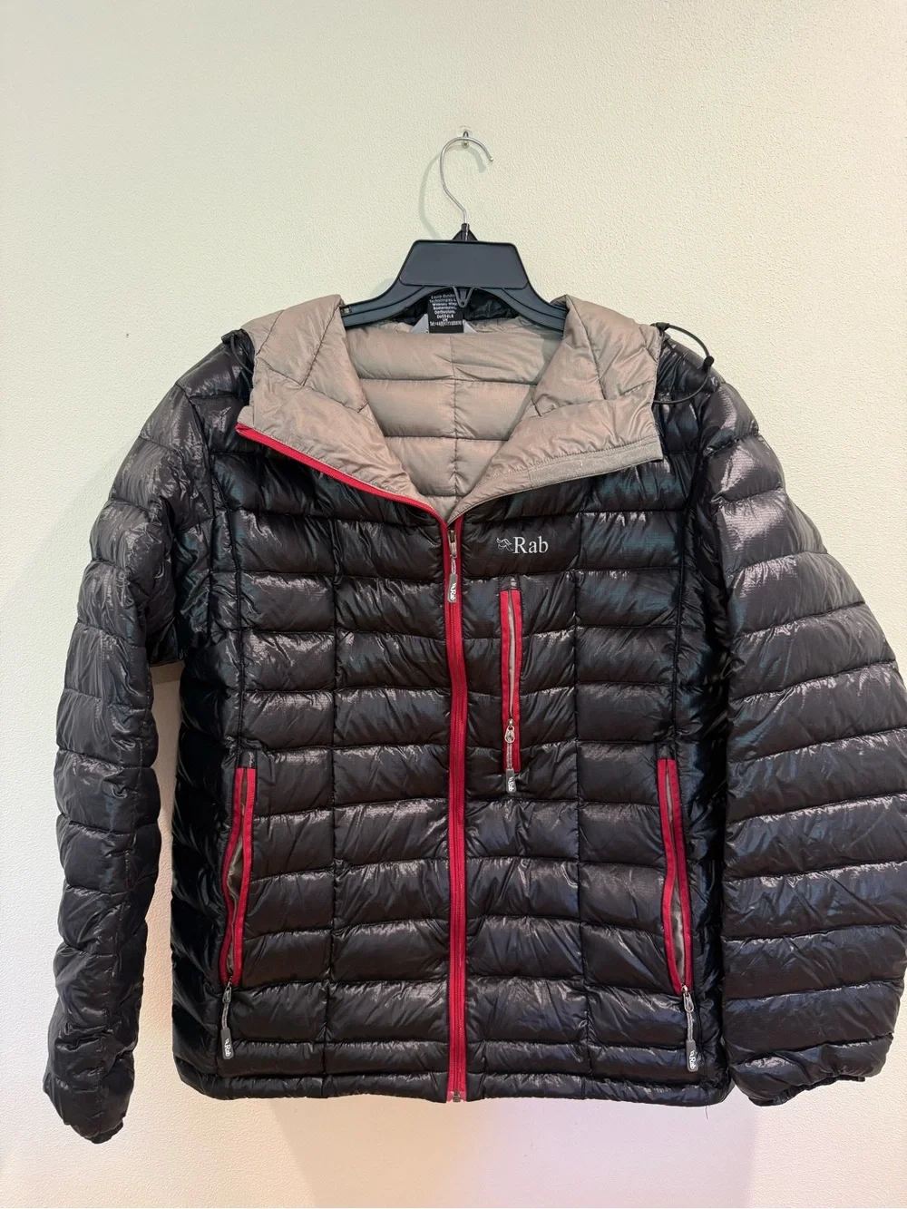 Rab Continuum hooded down jacket Large